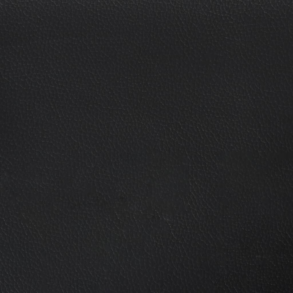 Bed Frame without Mattress Black 90x190 cm Single Single Faux Leather