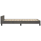 Bed Frame without Mattress Dark Grey 90x190cm Single Velvet