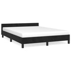 Bed Frame without Mattress Black 180x200cm Super King Velvet