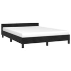 Bed Frame without Mattress Black 180x200cm Super King Velvet