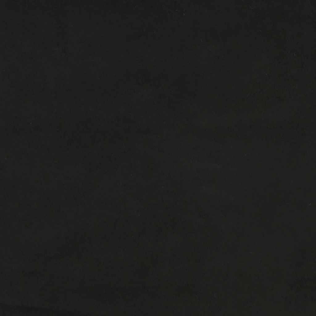 Bed Frame without Mattress Black 180x200cm Super King Velvet