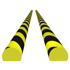 Corner Protectors 2 pcs Yellow&Black 4x3x100 cm PU