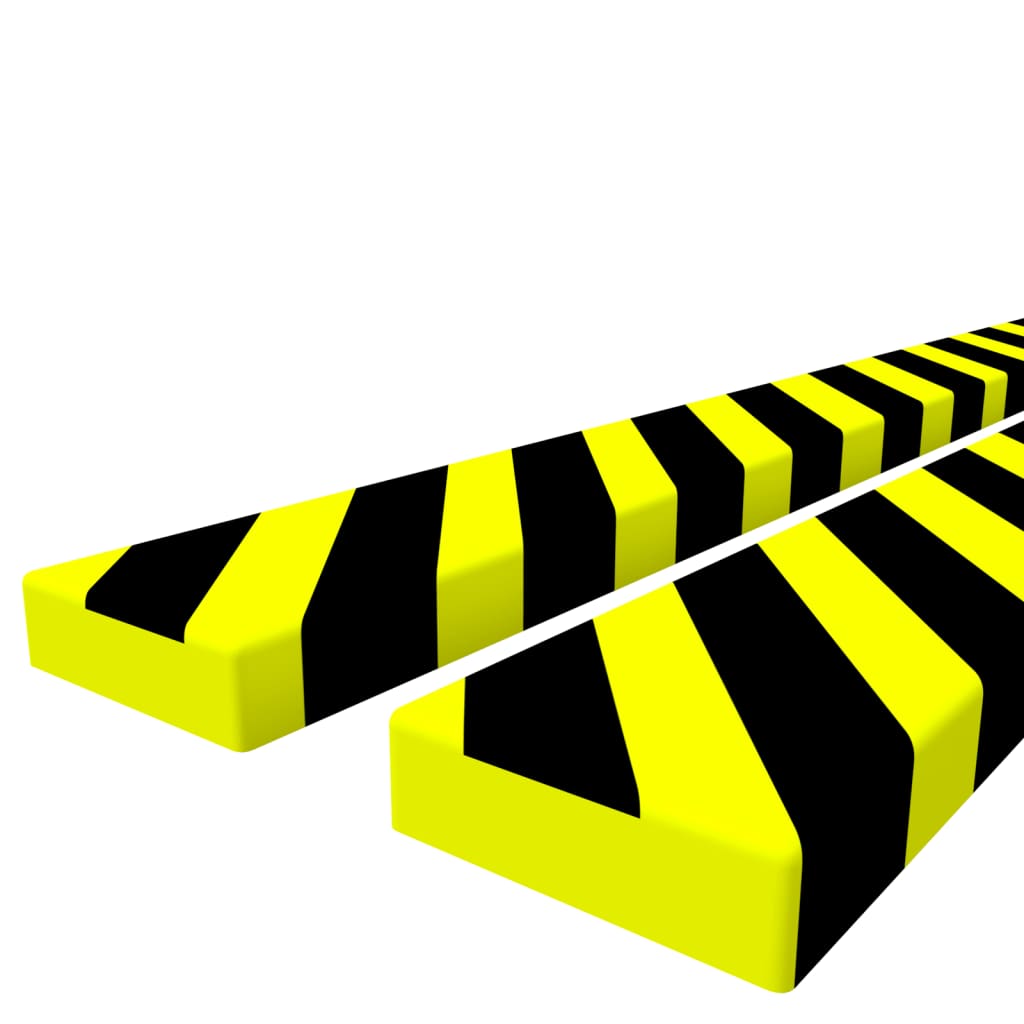 Corner Protectors 2 pcs Yellow&Black 6x2x101.5 cm PU