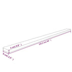 Corner Protectors 2 pcs Yellow&Black 6x2x101.5 cm PU