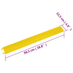 Cable Protector Ramps 2 pcs 98.5 cm Yellow
