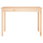 Dining Table 110x55x75 cm Solid Wood Pine