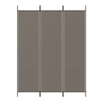 3-Panel Room Divider Anthracite 150x200 cm Fabric