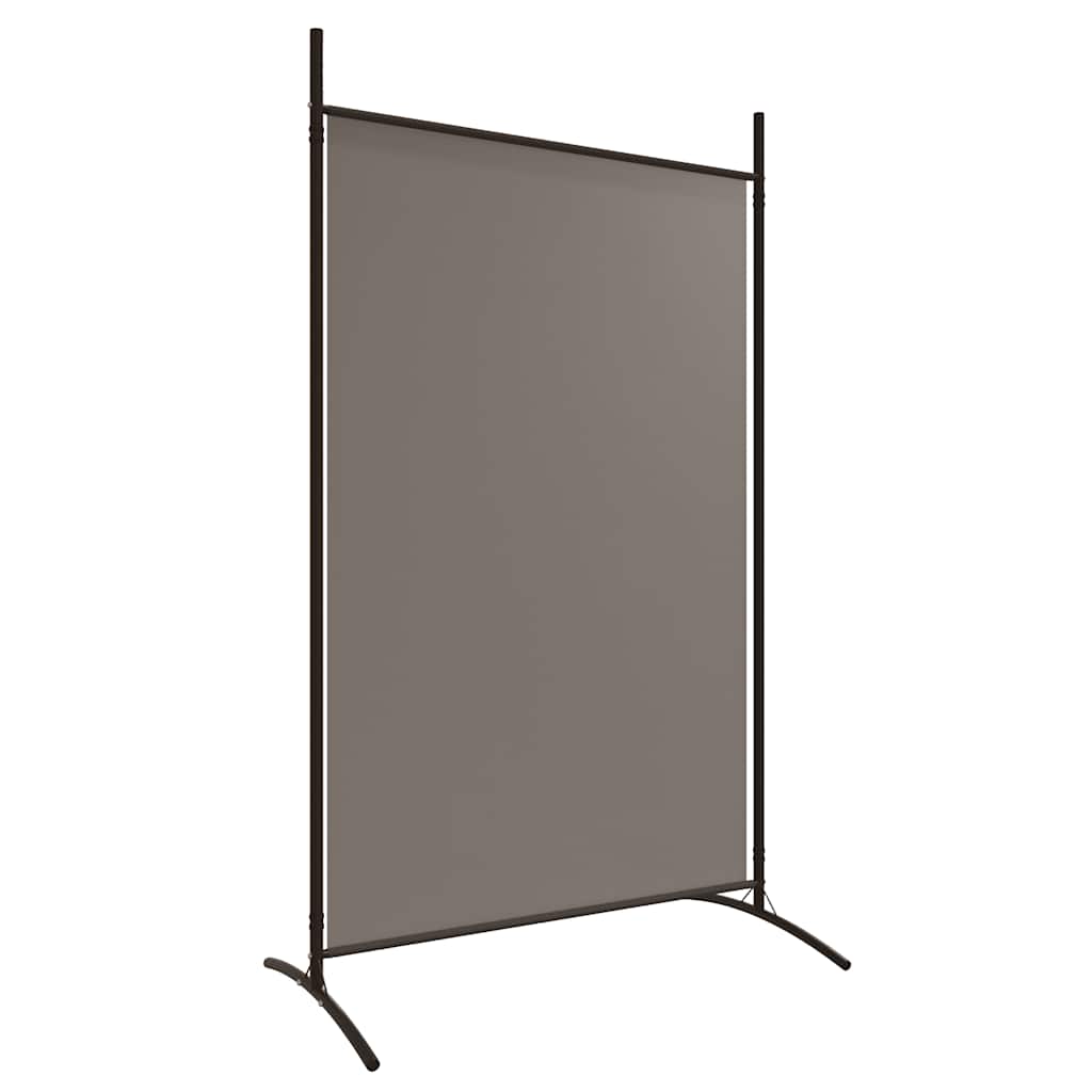 2-Panel Room Divider Anthracite 348x180 cm Fabric