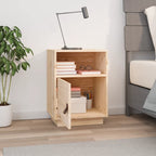 Bedside Cabinet 40x34x55 cm Solid Wood Pine