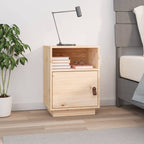 Bedside Cabinet 40x34x55 cm Solid Wood Pine