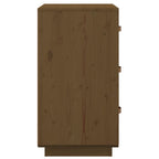 Bedside Cabinet Honey Brown 40x40x75 cm Solid Wood Pine