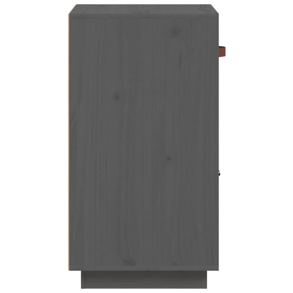 Sideboard Grey 34x40x75 cm Solid Wood Pine