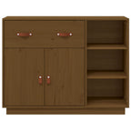 Sideboard Honey Brown 98.5x40x75 cm Solid Wood Pine