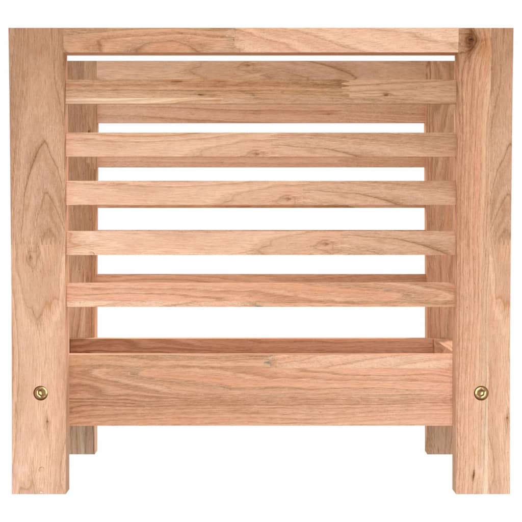 Magazine Rack 40x26.5x38.5 cm Solid Wood Walnut