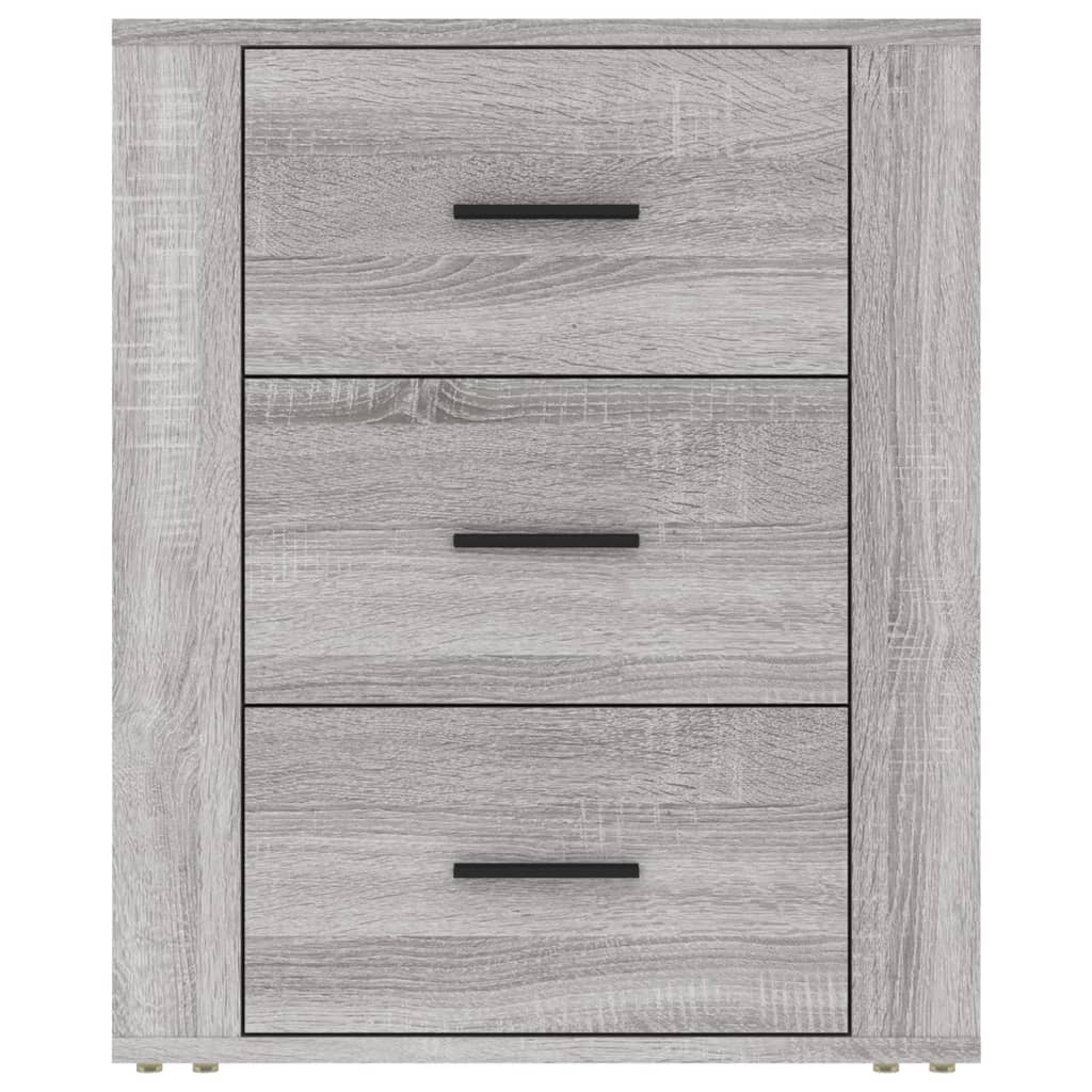 Bedside Cabinet Grey Sonoma 50x36x60 cm Engineered Wood
