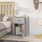 Bedside Cabinet Grey Sonoma 50x36x60 cm Engineered Wood
