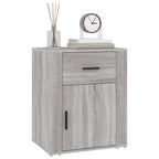 Bedside Cabinet Grey Sonoma 50x36x60 cm Engineered Wood