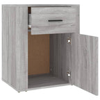 Bedside Cabinet Grey Sonoma 50x36x60 cm Engineered Wood