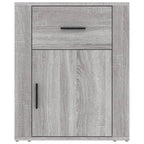 Bedside Cabinet Grey Sonoma 50x36x60 cm Engineered Wood