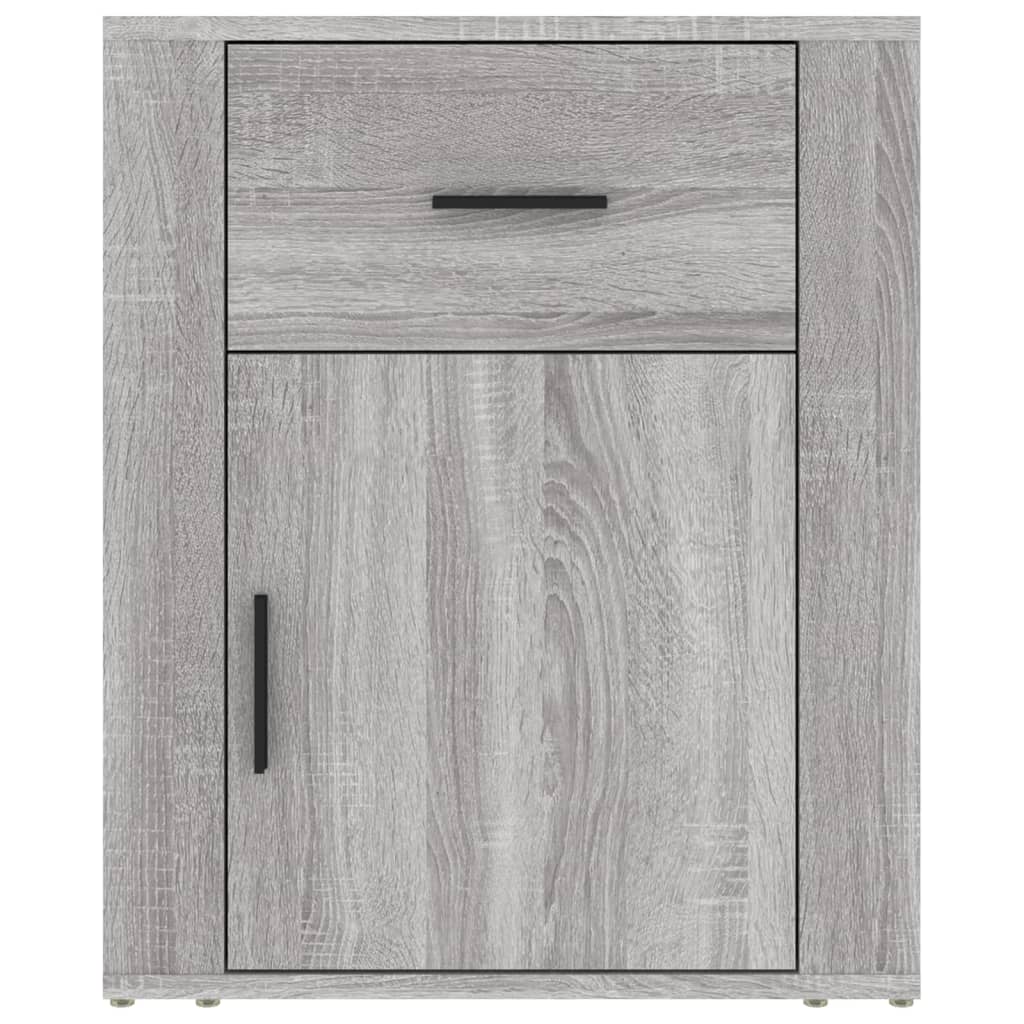 Bedside Cabinet Grey Sonoma 50x36x60 cm Engineered Wood