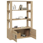 Sideboard Sonoma Oak 80x30x119.5 cm Engineered Wood