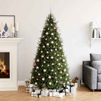 111 Piece Christmas Bauble Set Pink Polystyrene