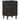 Bathroom Cabinet Black 38x33x58 cm Solid Wood Mango