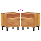 Bedside Cabinets 2 pcs 40x33x46 cm Solid Wood Acacia