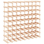 Wine Rack for 72 Bottles 90.5x23x90.5 cm Solid Wood Pine