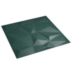 Wall Panels 48 pcs Green 50x50 cm XPS 12 m² Diamond