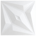 Wall Panels 24 pcs White 50x50 cm XPS 6 m² Star