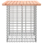 Garden Table Gabion Design 100x70x72 cm Solid Wood Douglas