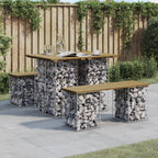 Garden Table Gabion Design 100x70x72 cm Impregnated Wood Pine
