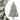 Artificial Hinged Christmas Tree with Flocked Snow 210 cm