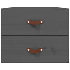 Wall-mounted Bedside Cabinet Grey 50x36x40 cm