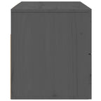 Wall-mounted Bedside Cabinet Grey 50x36x40 cm