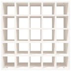 Wine Cabinet White 56x25x56 cm Solid Wood Pine