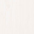 Wine Cabinet White 62x25x62 cm Solid Wood Pine