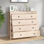 Side Cabinet 100x40x90 cm Solid Wood Pine