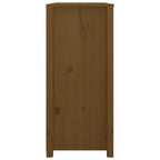 Side Cabinet Honey Brown 100x40x90 cm Solid Wood Pine
