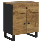 Bedside Cabinet 50x33x60 cm Solid Wood Mango&Engineered Wood