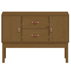 Sideboard Honey Brown 110x40x78 cm Solid Wood Pine