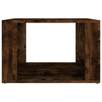 Bedside Table Smoked Oak 57x55x36 cm Engineered Wood