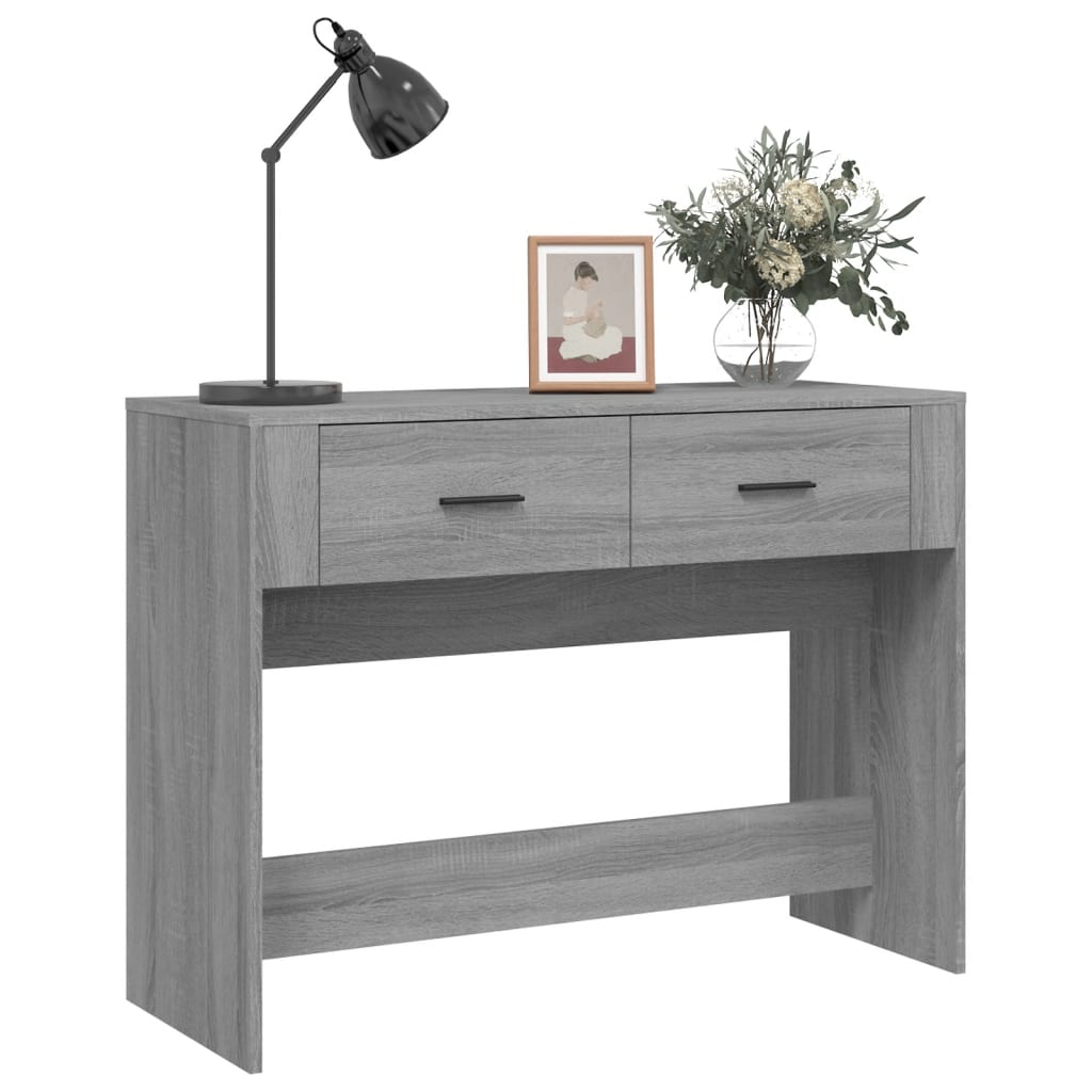 Console Table Grey Sonoma 100x39x75 cm Engineered Wood