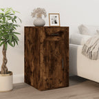 Desk Cabinet Smoked Oak 40x49x75 cm Engineered Wood