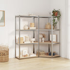 5-Layer Shelves 5 Pcs Steel&Engineered Wood