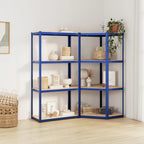 5-Layer Shelves 5 Pcs Steel&Engineered Wood