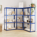 5-Layer Shelves 5 Pcs Steel&Engineered Wood