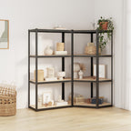 5-Layer Shelves 5 Pcs Steel&Engineered Wood