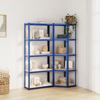 5-Layer Shelves 5 Pcs Steel&Engineered Wood
